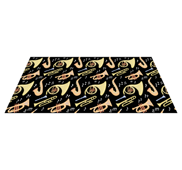 Arrangementer vinylteppe musikkinstrumentkonsepter - Tenstickers