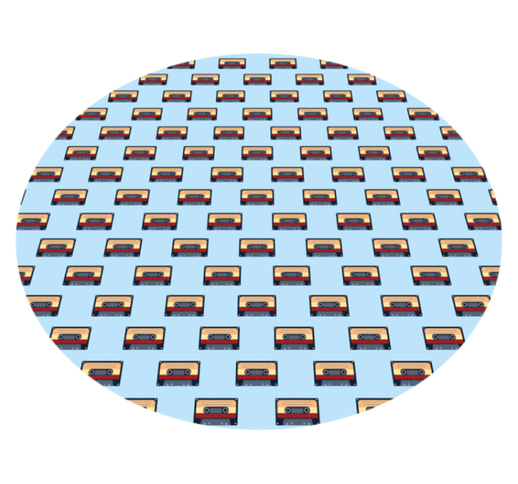 Vinyl teppe vintage retro kassett konsept - Tenstickers