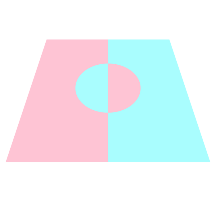 Myk fargekontrast vinyl teppe minimalistisk - Tenstickers