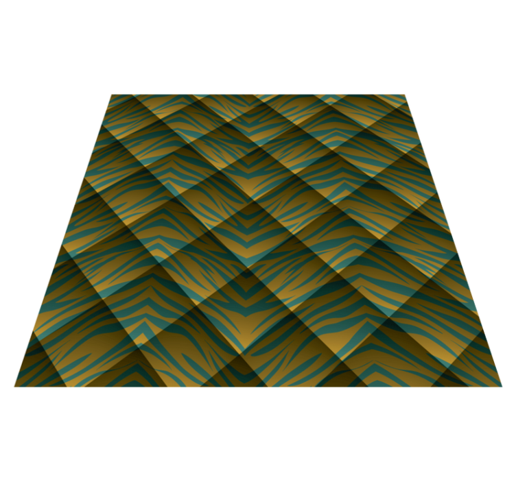 Sebrautskrift abstrakt bakgrunn Vinyl teppe firkant - Tenstickers