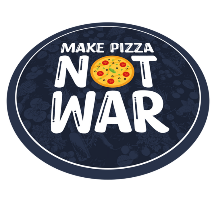 Morsomme sitater lager pizza vinyl teppe sagn og tekster - Tenstickers