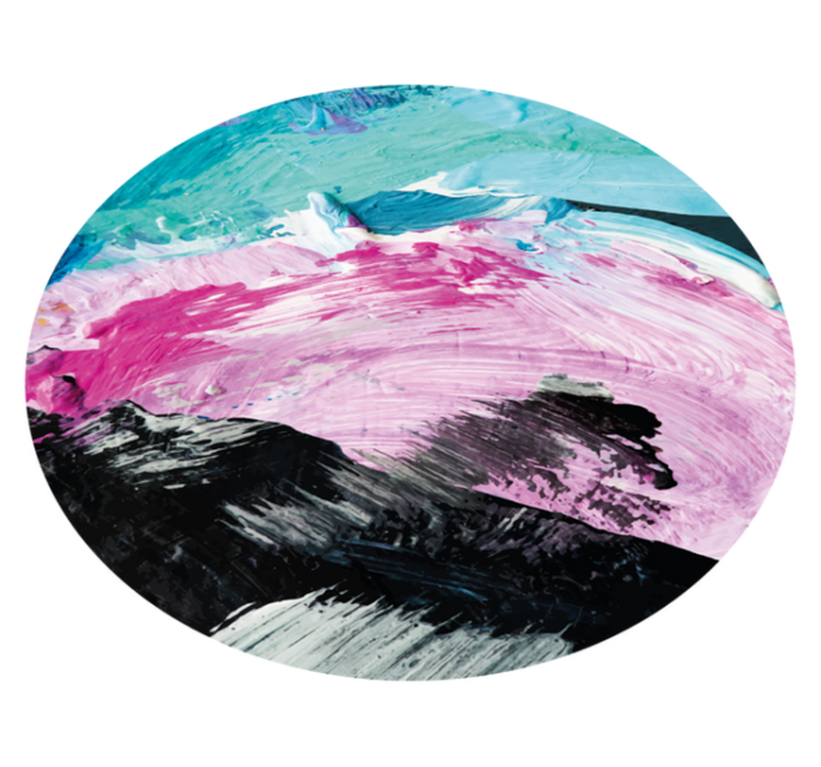 Levende abstrakt virvel tekstur vinyl teppe - Tenstickers