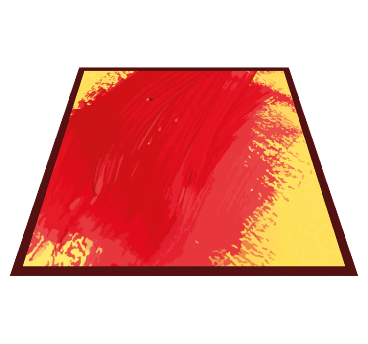 Livlig fargesprut vinyl teppe moderne - Tenstickers