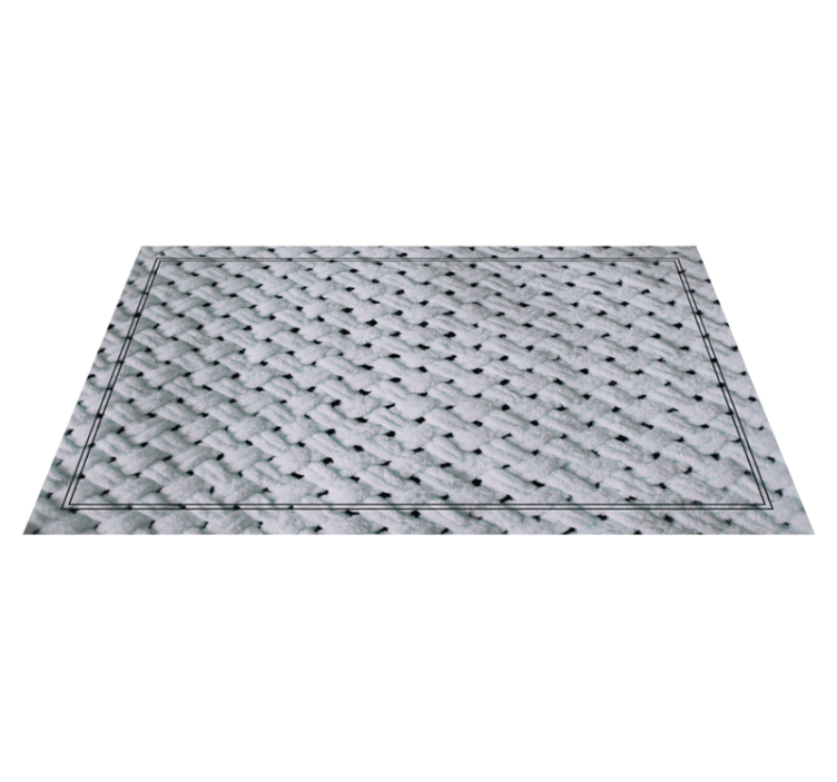 Elegant strikkemønster vinyl teppe tekstur - Tenstickers