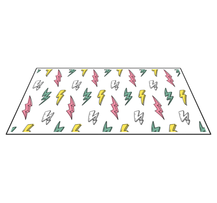 Lynmønster vinyl teppe spill - Tenstickers