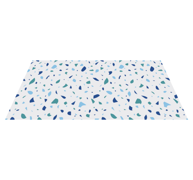 Fargerikt mønster marmor vinylteppe - Tenstickers