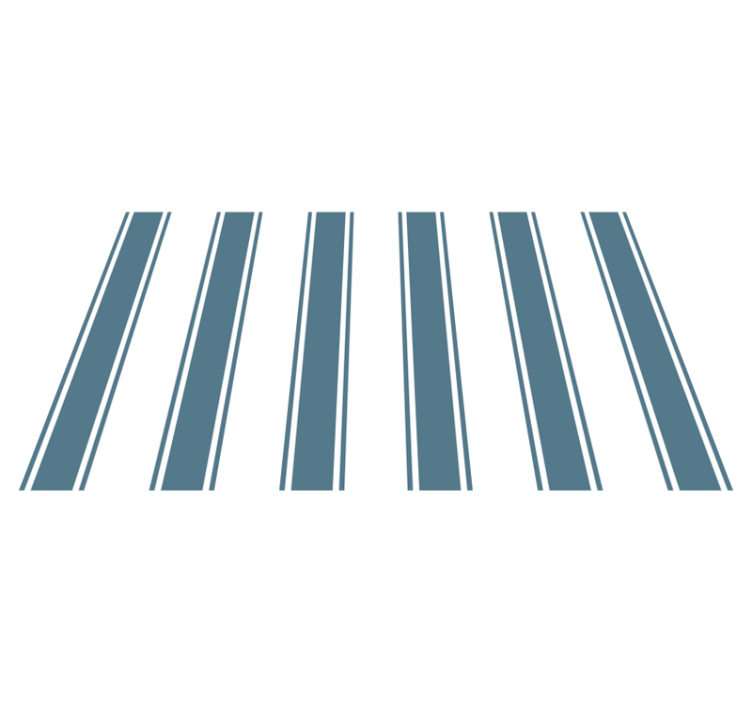 Moderne mønster Vinyl teppe striper - Tenstickers