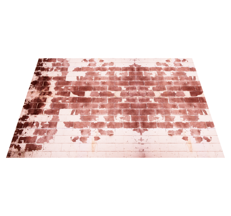 Rustikt mursteinsmotiv Vinyl teppe steiner - Tenstickers