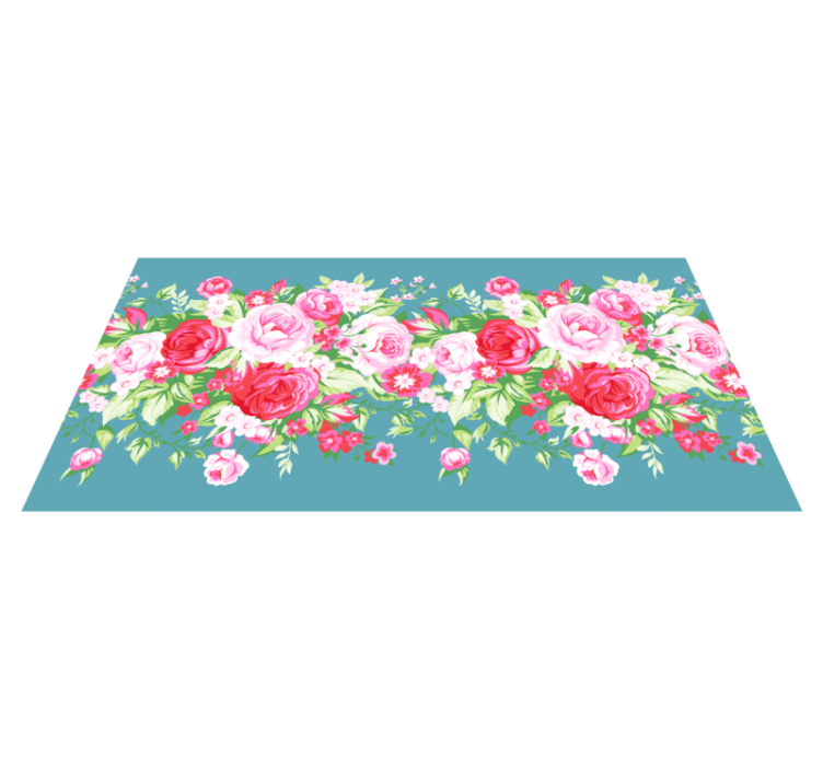 Floral Blossom Array blomst vinyltepper - Tenstickers