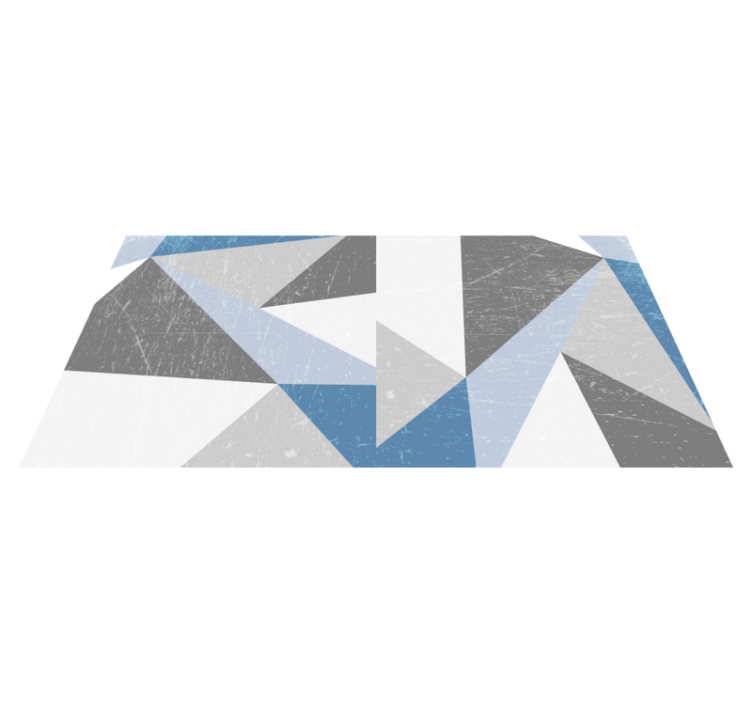 Geometrisk Marmor Mønster geometriske vinyl teppe - Tenstickers