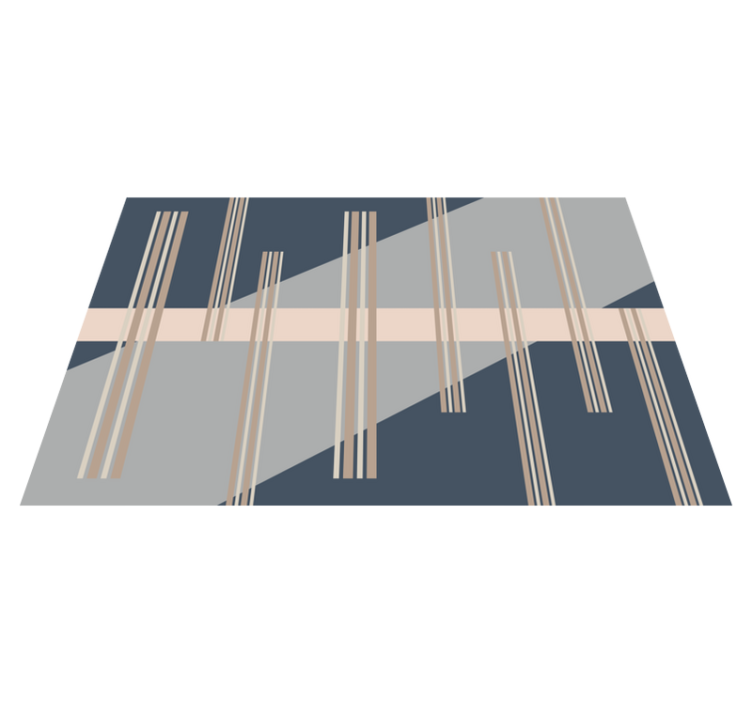 Stripete estetikk Vinyl teppe striper - Tenstickers