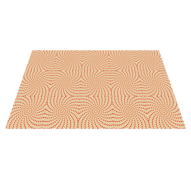 Vinyl teppe mandala mønsterdetalj - Tenstickers