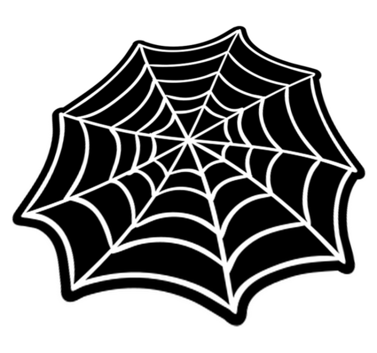 Spindelvev vinyl teppe vinyl teppe ungdom - Tenstickers