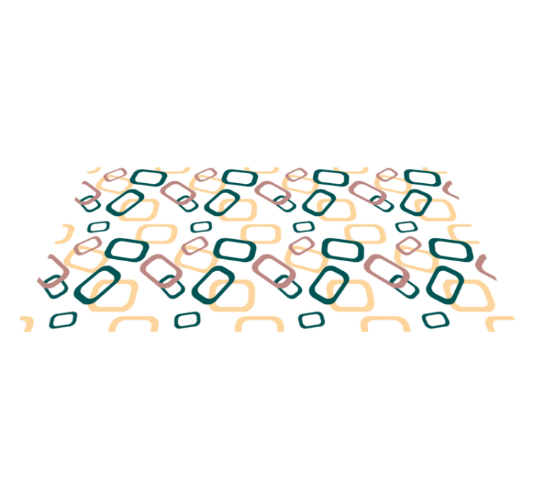 Abstrakte uregelmessige former vinyl teppe moderne - Tenstickers