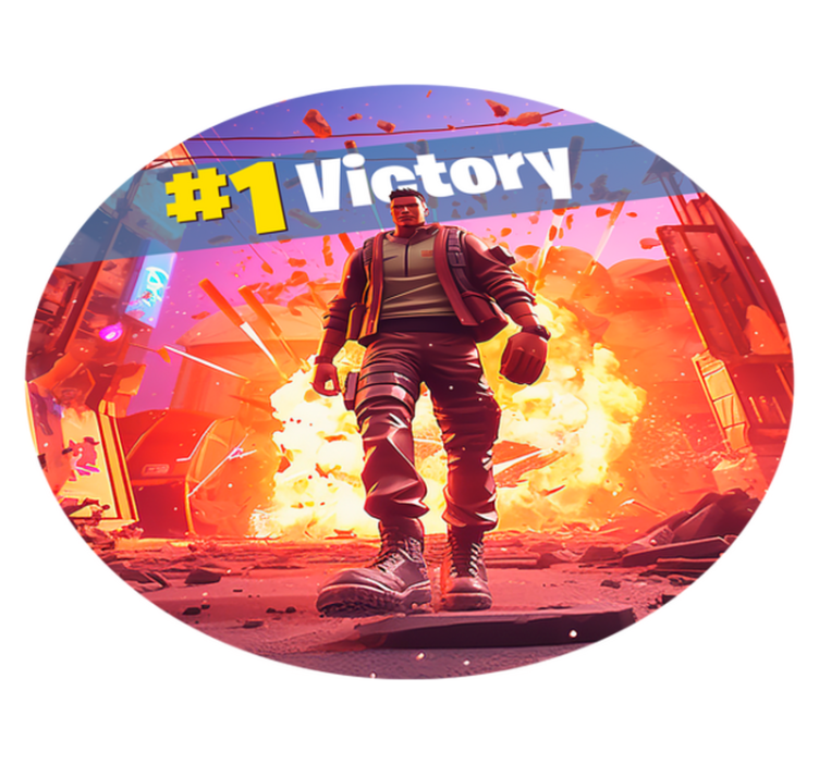 Soldatens seier i videospillet vinylteppe - Tenstickers