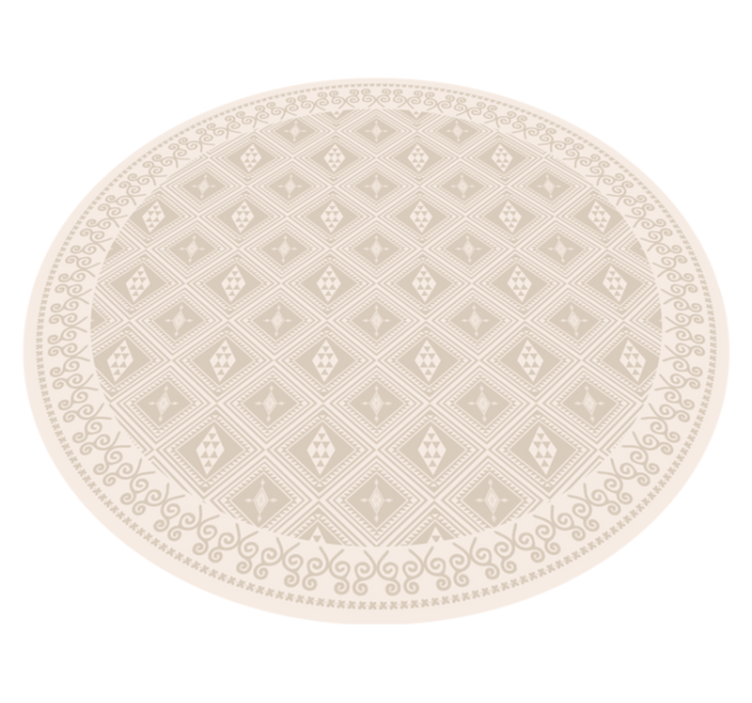 Stammelosanger vinyl teppe beige - Tenstickers