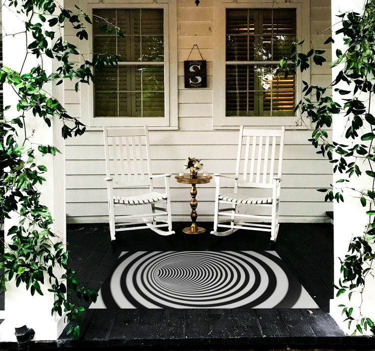 3d geometriske tunneltepper - Tenstickers