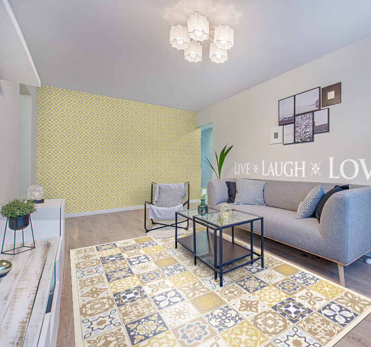 Kalkstein spanske fliser teppe - Tenstickers