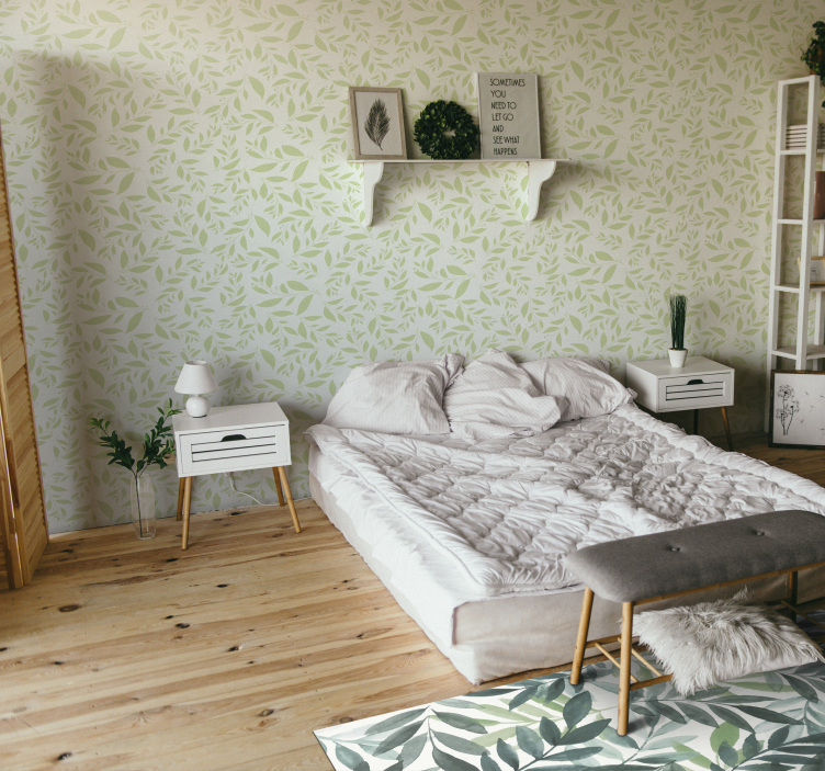 Naturlig bakgrunn natur vinyl teppe - Tenstickers