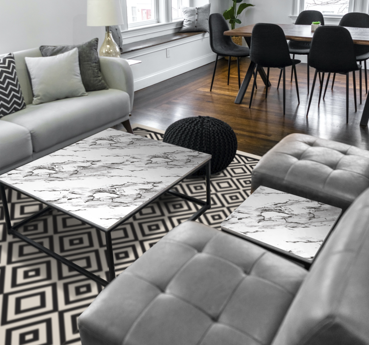 Mosaikk område vinyl teppe mosaikk gulvfliser - Tenstickers