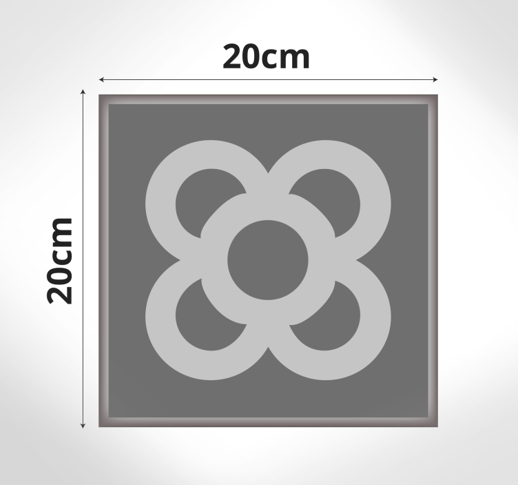 Teppe pvc panot barcelona mosaikk - Tenstickers