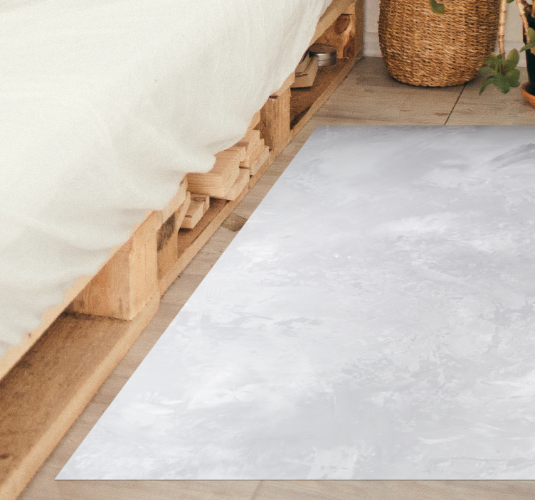 Lysegrått vinylsteinteppe i betong - Tenstickers