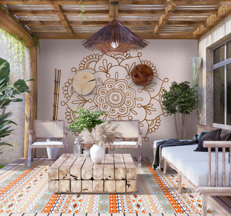 Mønsteret med bohemisk stil etniske vi - Tenstickers