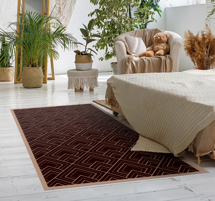 Appalachian vinyl teppe mosaikk gulvfliser - Tenstickers