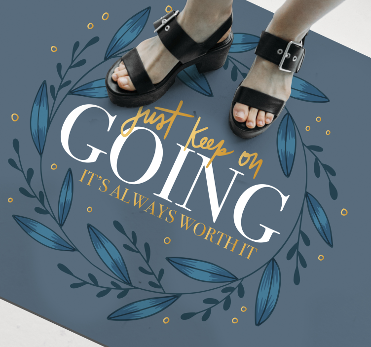 Bare fortsett vinyl teppe sagn og tekster - Tenstickers