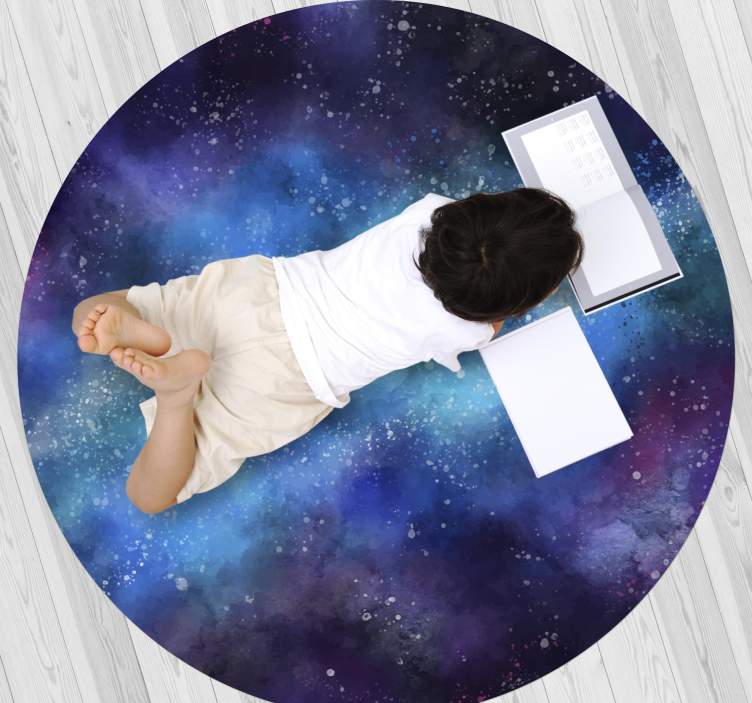 Barn nebula space barn vinyl teppe - Tenstickers