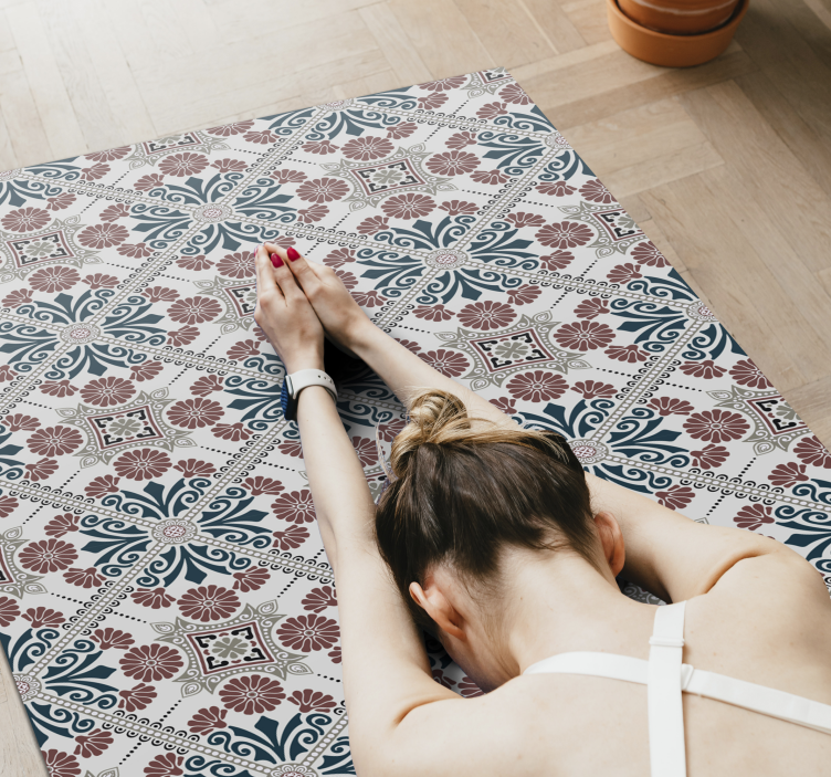 Bella vill vinyl teppe fliser teppe - Tenstickers