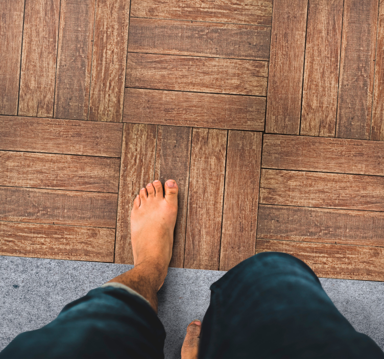 Betong immitation mønstret design utendørs vinylteppe - Tenstickers