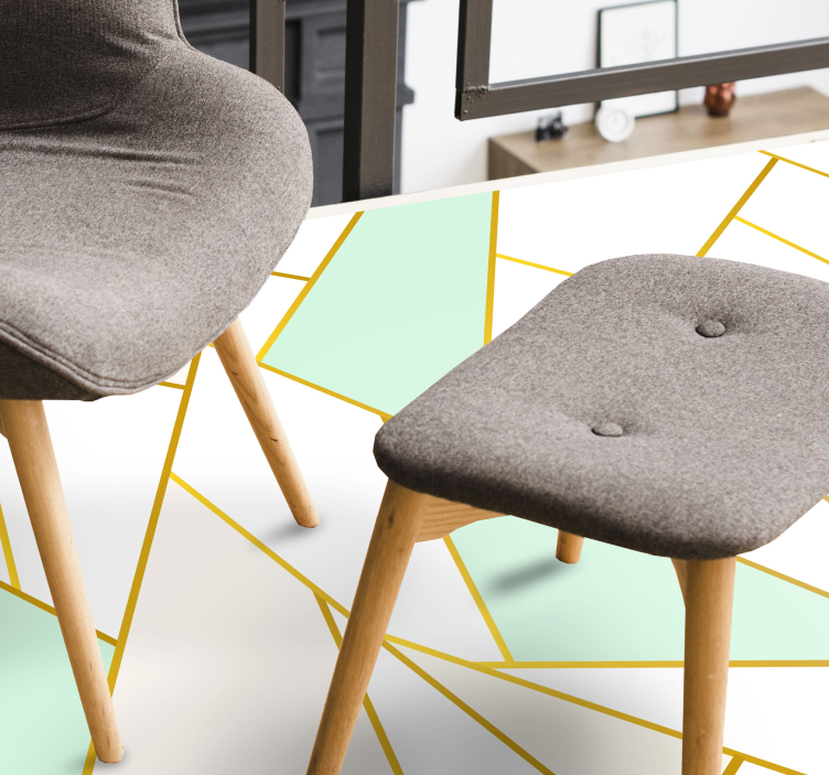 Blekk kobber gull mosaikk gulvfliser - Tenstickers