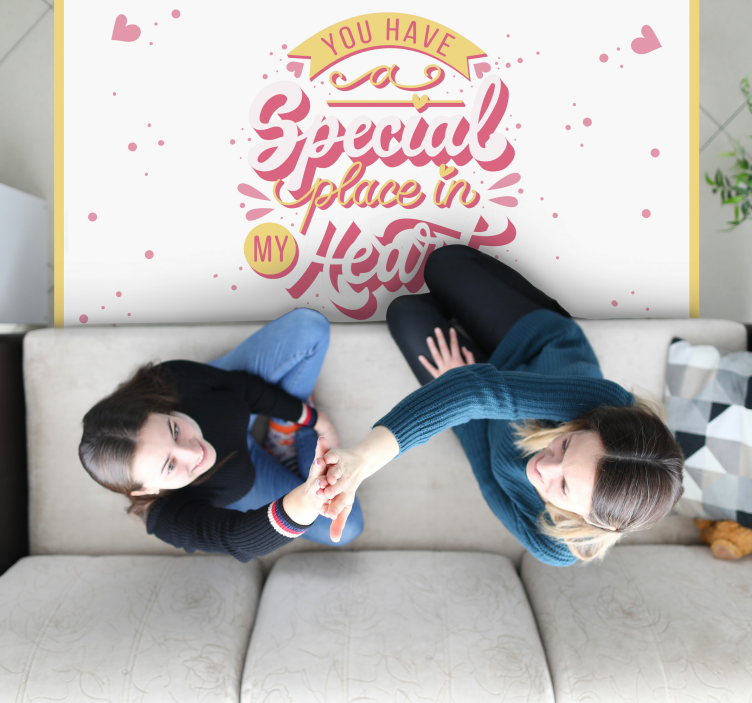 Du har et spesielt sted tilpasset vinyl teppe - Tenstickers