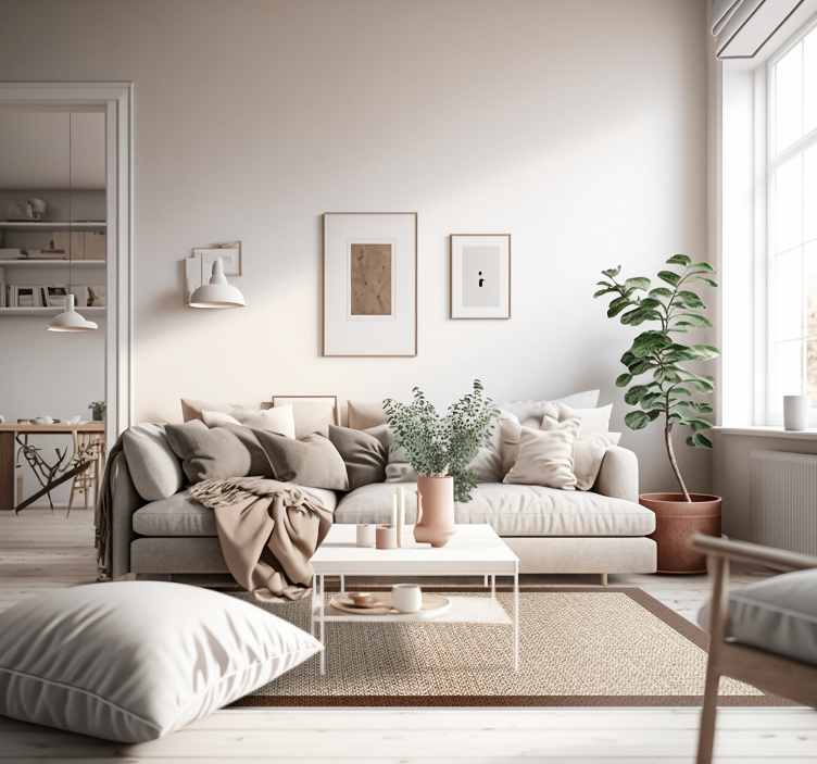 Effektstrikk tekstur vinyl teppe - Tenstickers