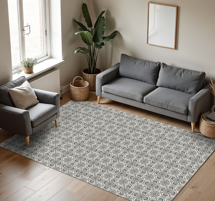 Elegant mosaikkmønster vinyl teppe mosaikk - Tenstickers