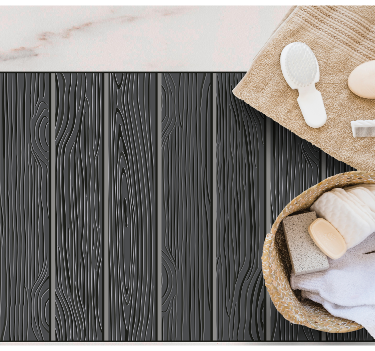 Elegant mørk finish vinyl teppe tre - Tenstickers