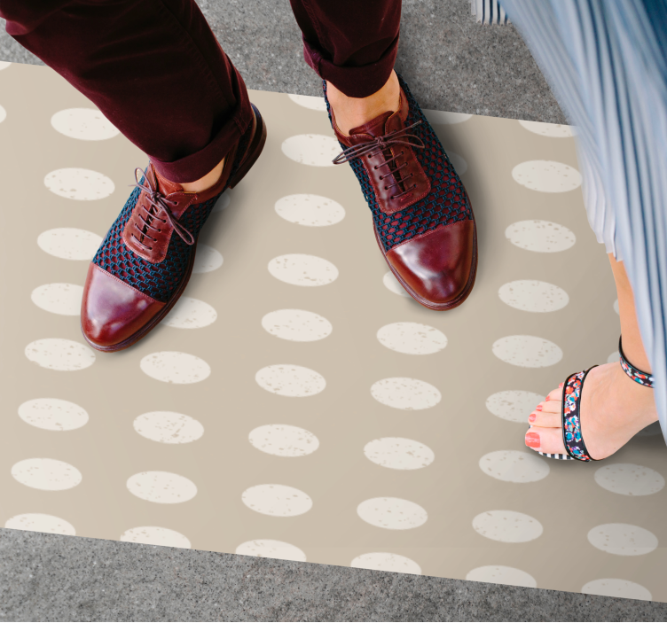 Flekkete mønster tekstur vinylteppe - Tenstickers