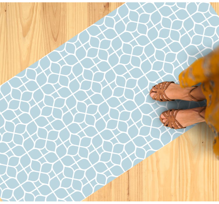 Fliser effekt mønster baderom gulv - Tenstickers