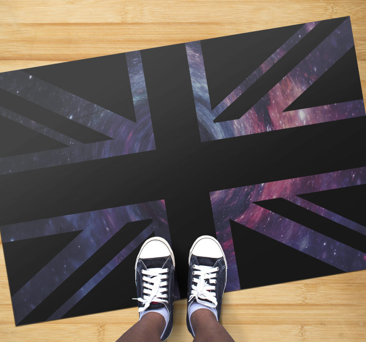 Galaxy uk flag ungdoms vinyl teppe - Tenstickers