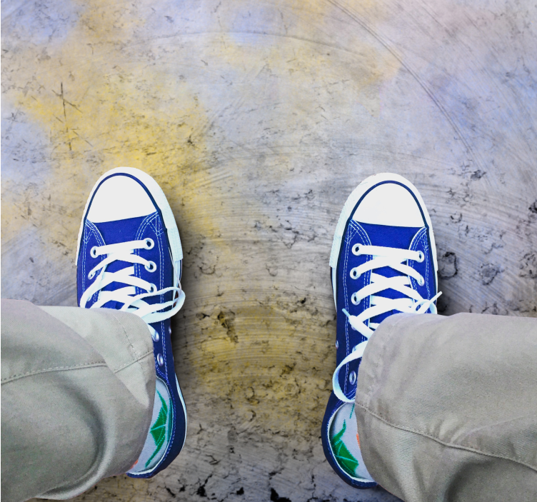 Gammel betong i industriell stil vinyl teppe moderne - Tenstickers