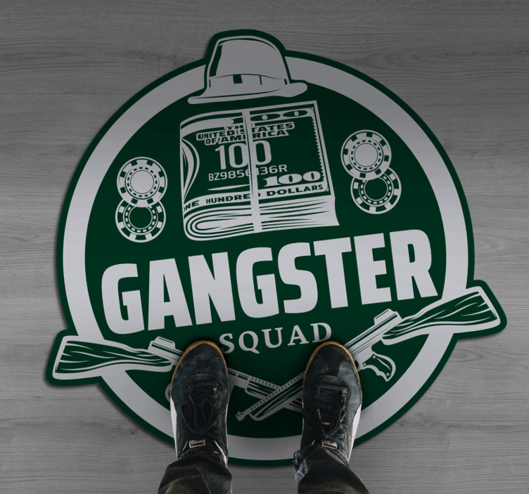 Gangster squad vintage teppe - Tenstickers