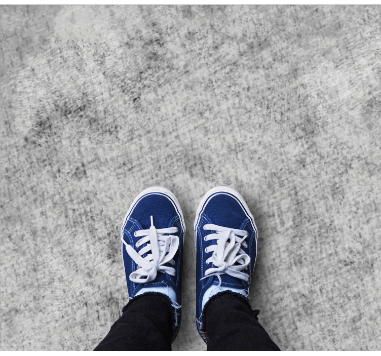 Grå marmor tekstur vinyl teppe stue - Tenstickers