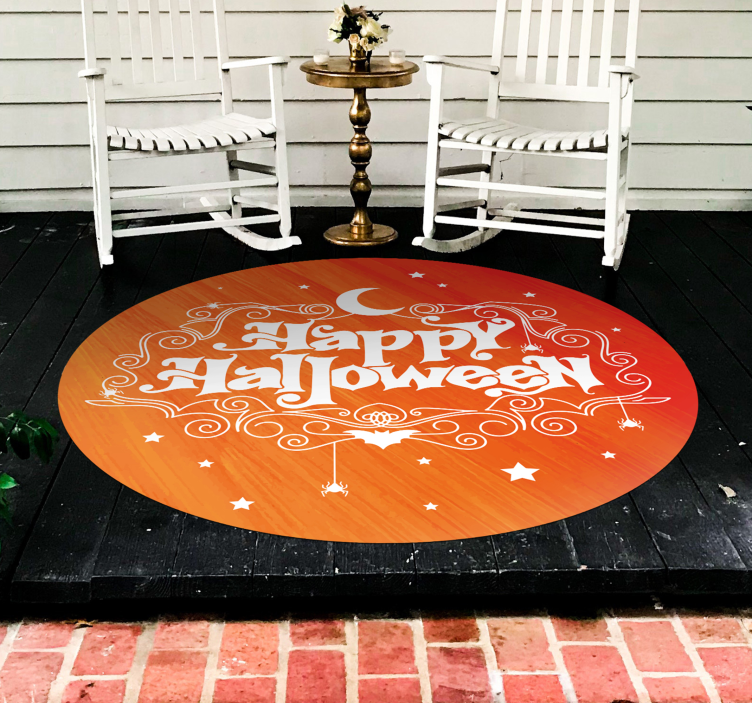 Happy hall entré vinyl teppe - Tenstickers