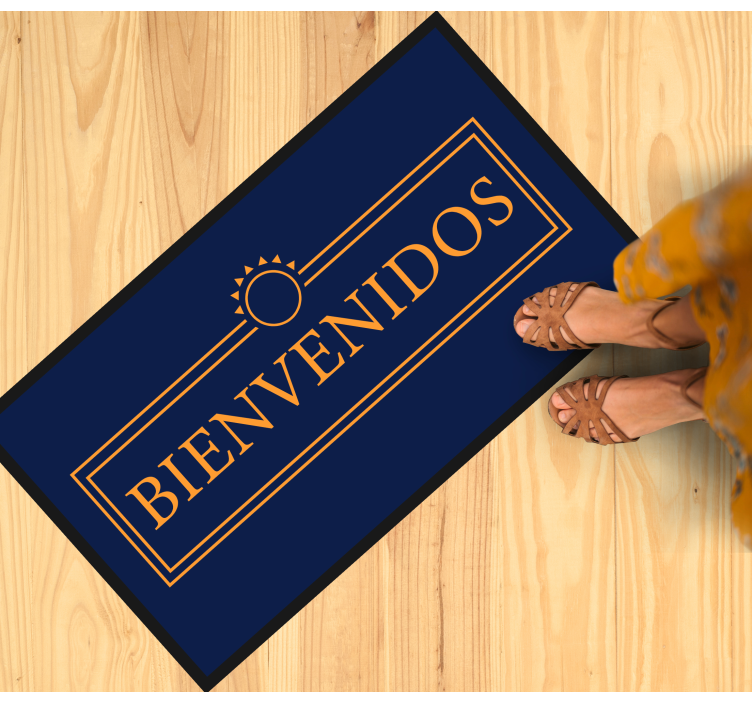 Hilsen vinyl teppe moderne - Tenstickers