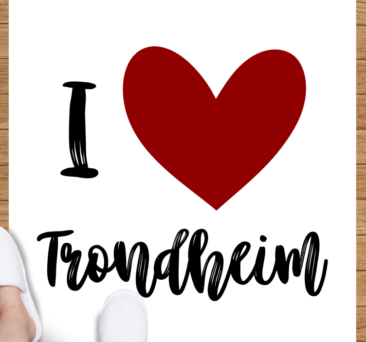 Hjertelig trondheim vinyl teppe sagn og tekster - Tenstickers