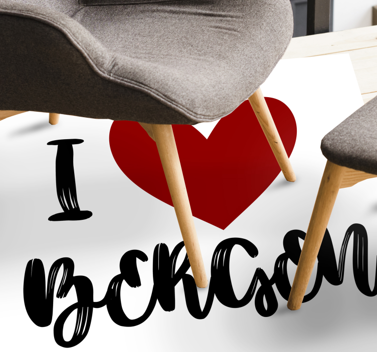 Jeg elsker bergen vinyl teppe sagn og tekster - Tenstickers