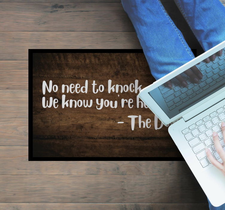 Ikke nødvendig å banke hund vinyl teppe - Tenstickers