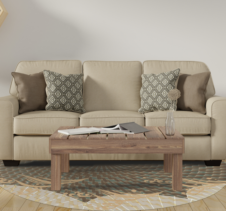 Japansk teksturert stil vinyl teppe stue - Tenstickers