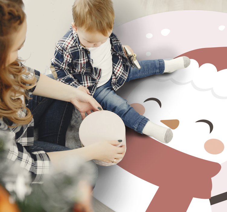 Jul komposisjon juletre matte - Tenstickers